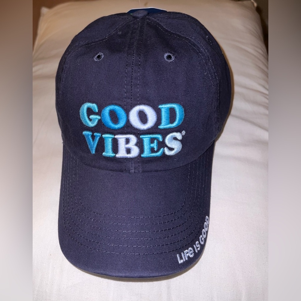 NWT Life is Good Navy Cap - Picture 2 of 7